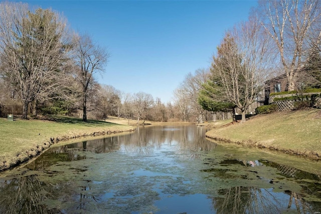 view of water feature