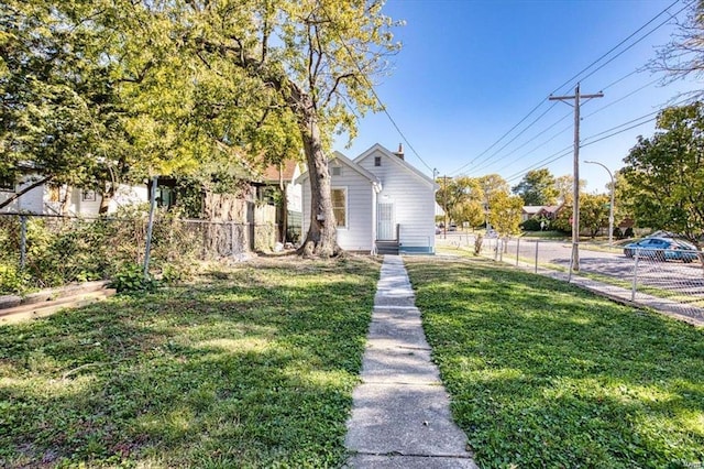 exterior space with fence