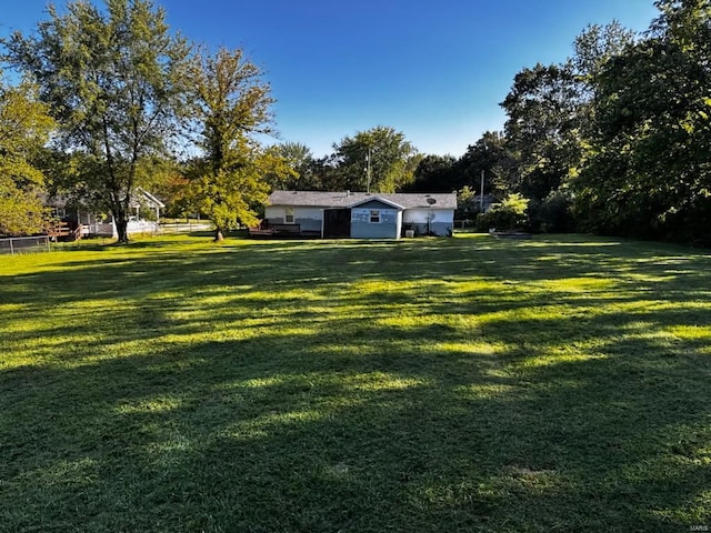 view of yard