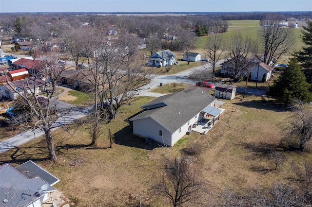 bird's eye view featuring a residential view