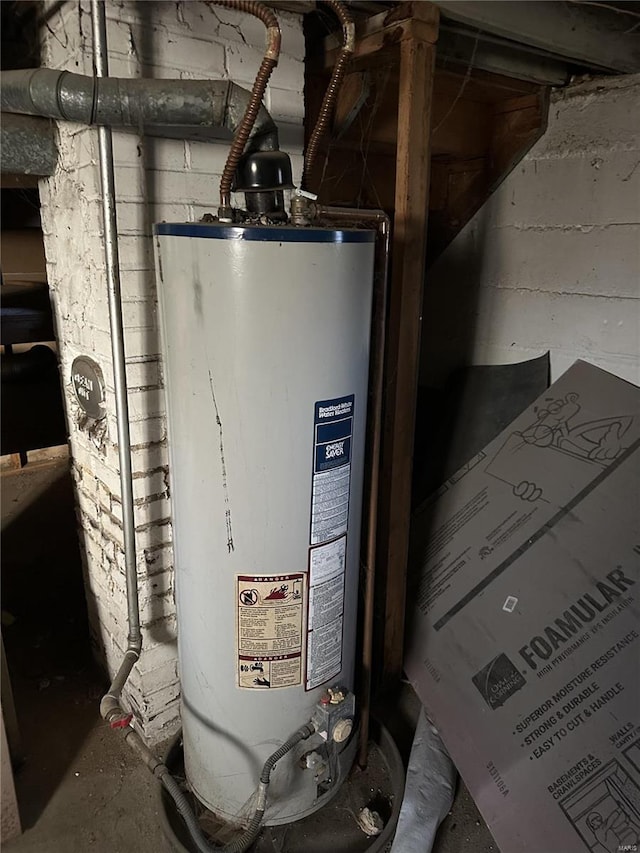 utilities featuring water heater