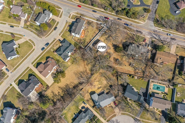 drone / aerial view featuring a residential view