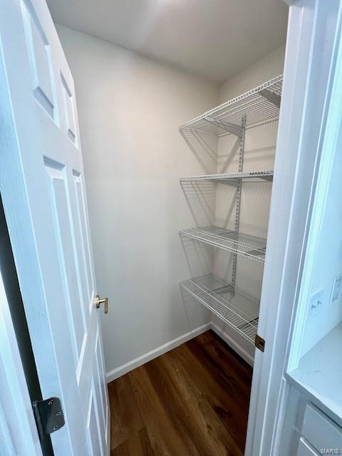 view of pantry