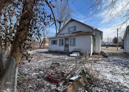 view of rear view of house