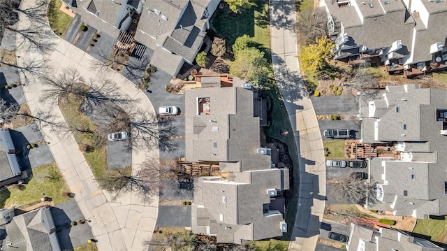 bird's eye view featuring a residential view