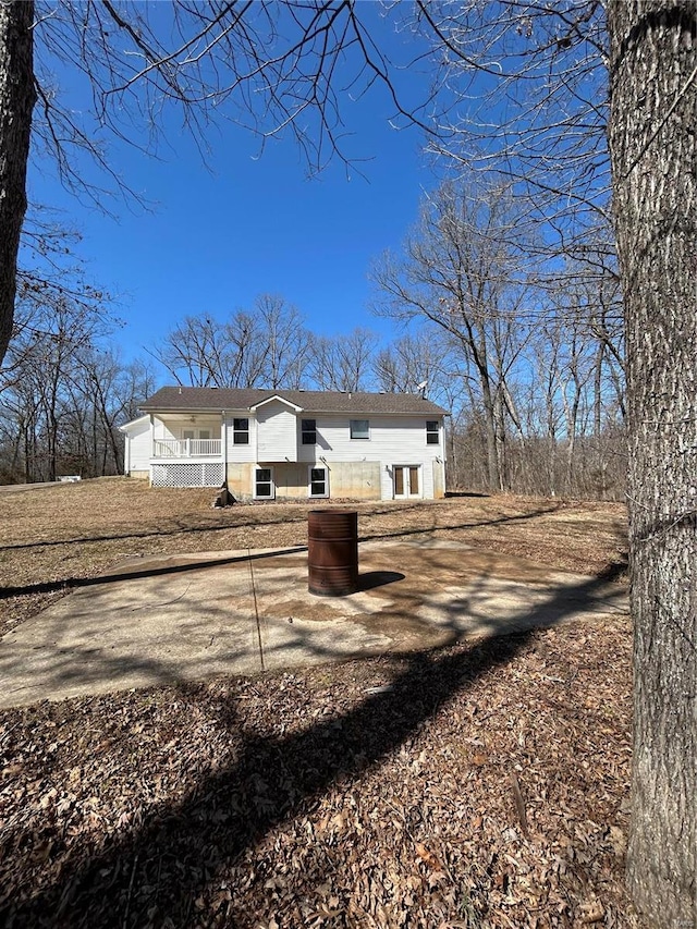 view of rear view of house