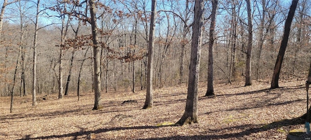 view of landscape with a view of trees