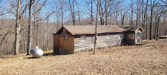 view of outbuilding with an outbuilding