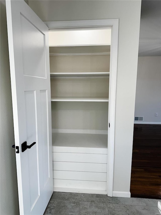 closet with visible vents