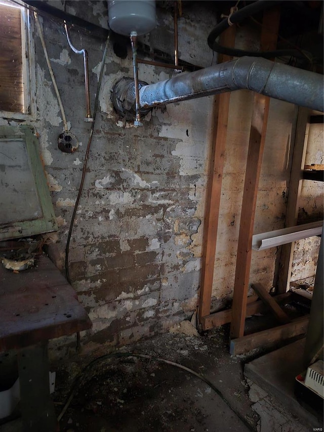 view of utility room