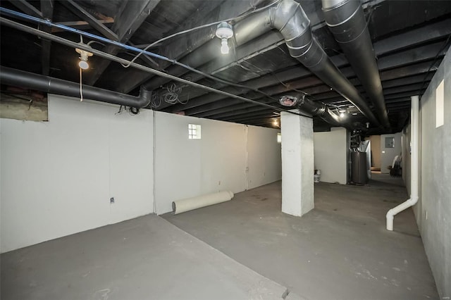 view of basement