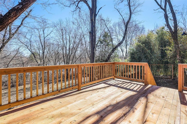 view of deck