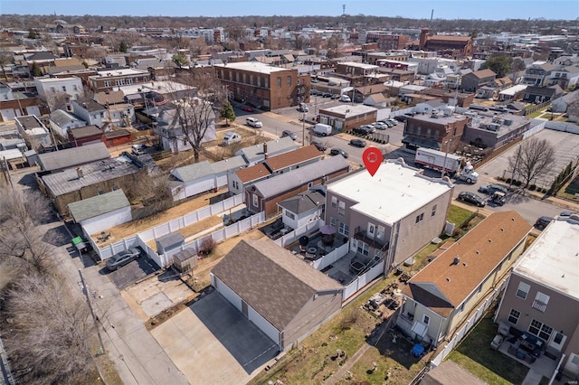 drone / aerial view featuring a residential view