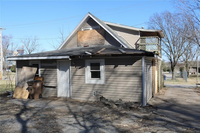 view of back of house