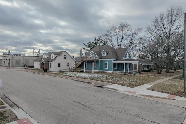 view of front facade featuring a residential view