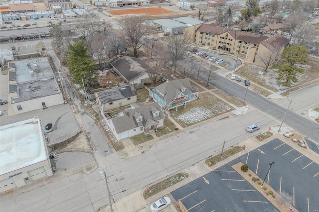 aerial view featuring a residential view