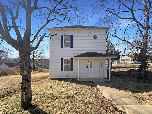 view of front of property