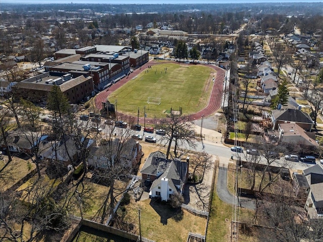 birds eye view of property featuring a residential view