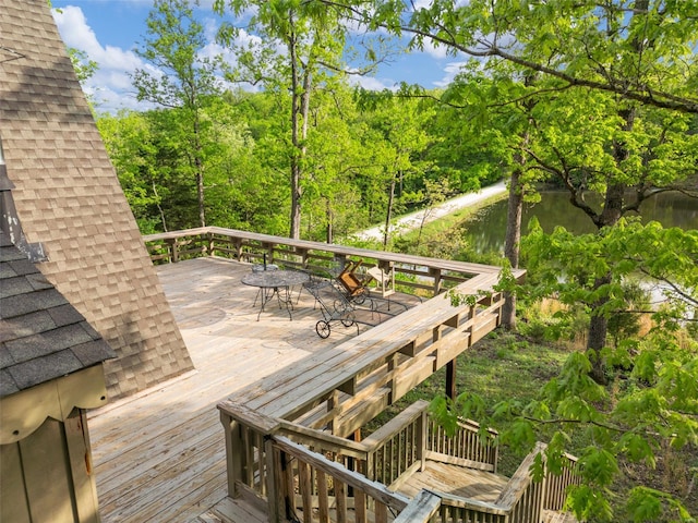 view of deck