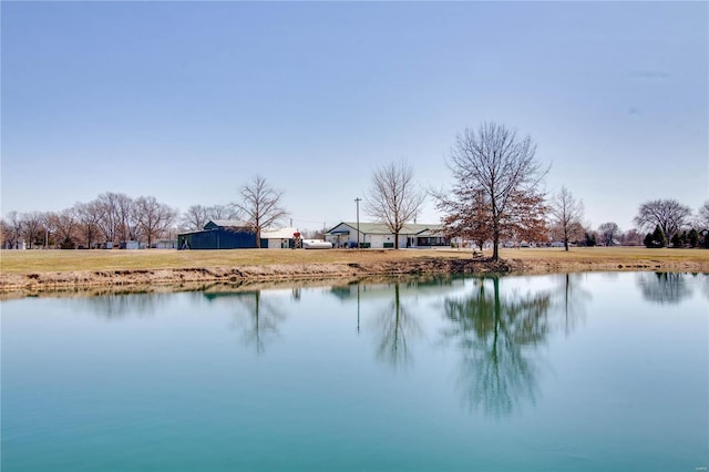 view of water feature