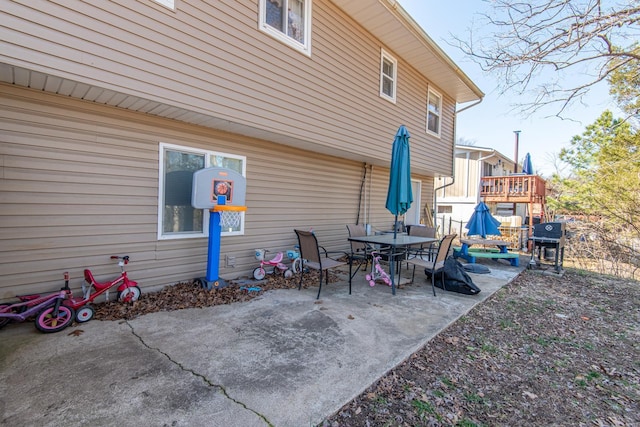 view of patio / terrace featuring grilling area