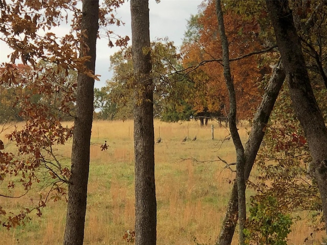 view of landscape with a view of trees