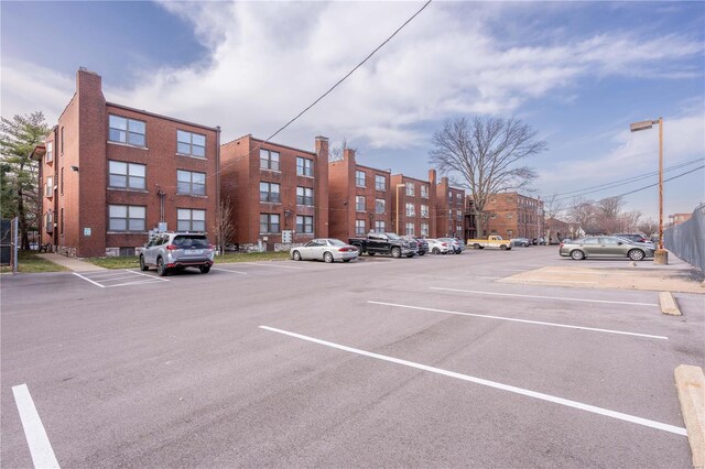 view of uncovered parking lot