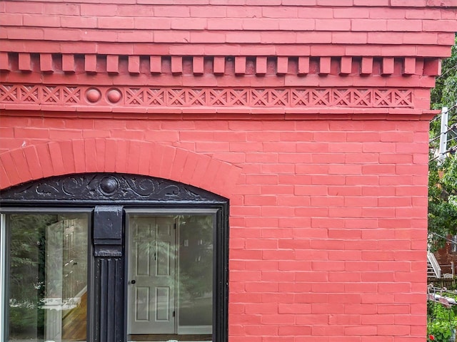 details with brick siding