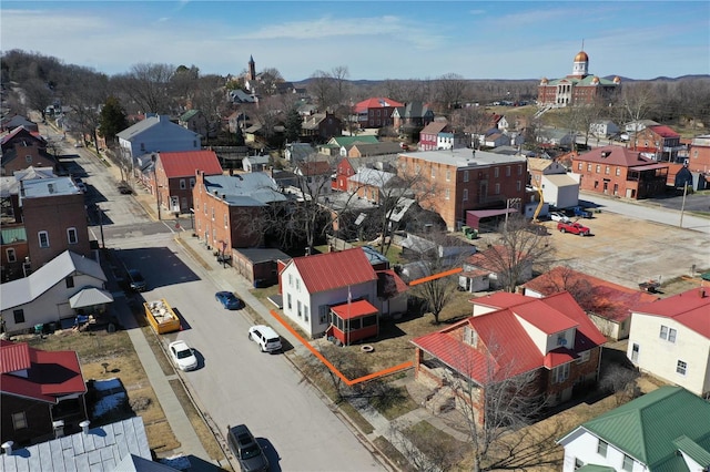 bird's eye view featuring a residential view