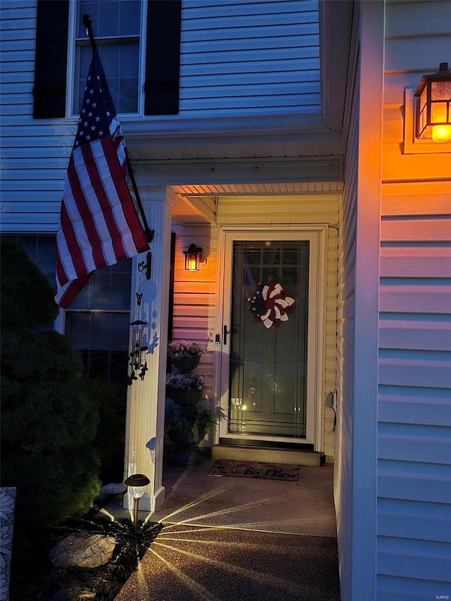 view of entrance to property