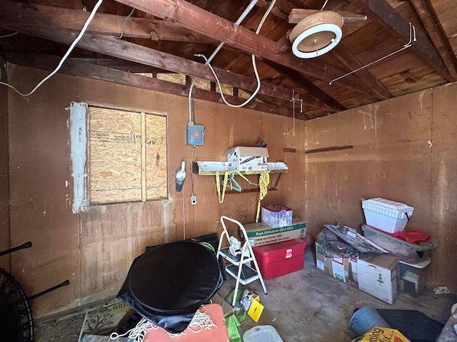 storage room featuring a garage