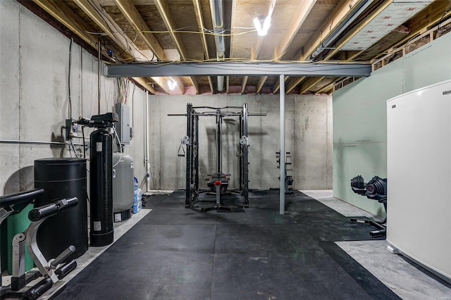 view of workout area