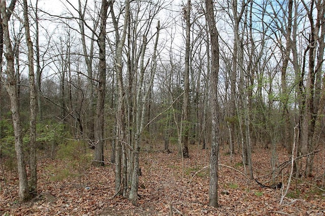 view of landscape with a view of trees