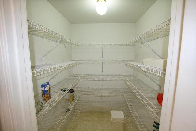 view of pantry