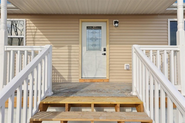 view of entrance to property