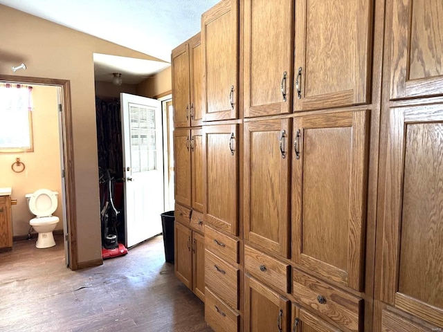 interior space featuring wood finished floors