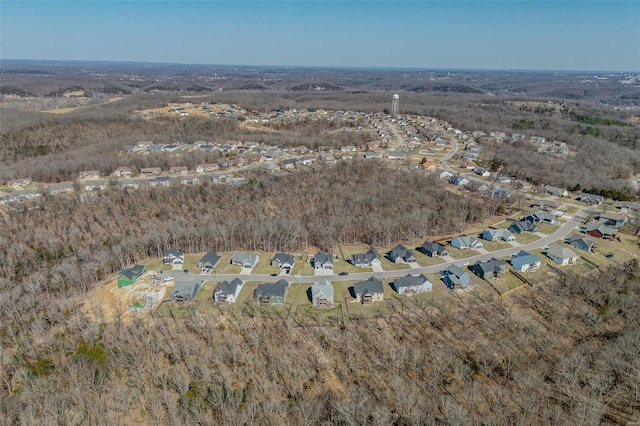 drone / aerial view featuring a residential view