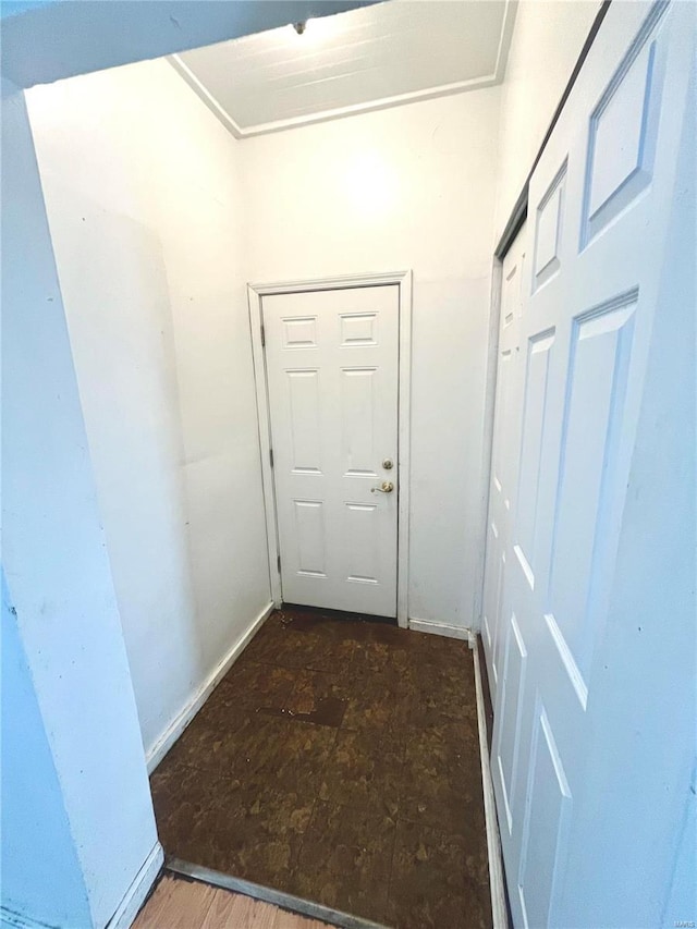 entryway with baseboards