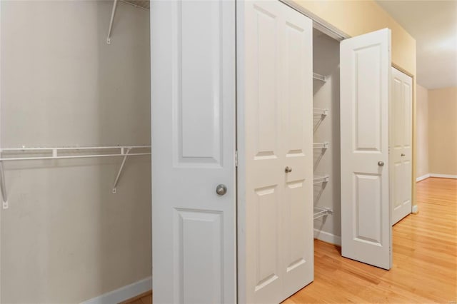 view of closet