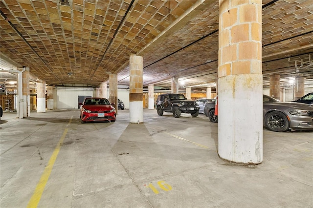 view of parking deck