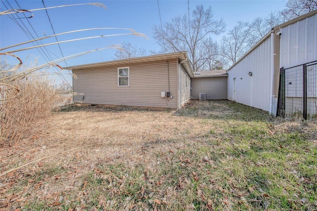 view of back of property