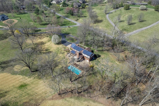 drone / aerial view