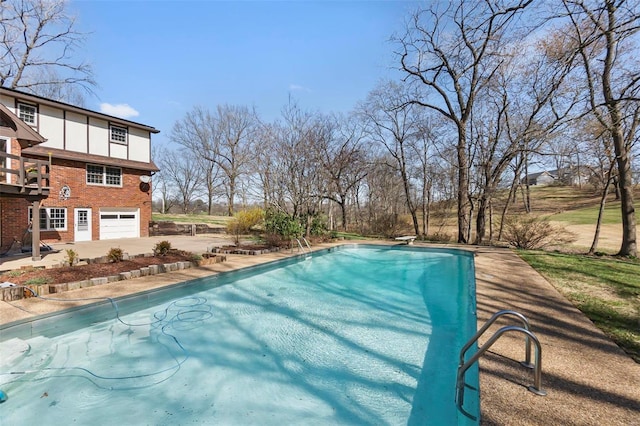 view of pool