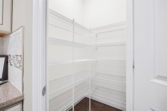 view of pantry