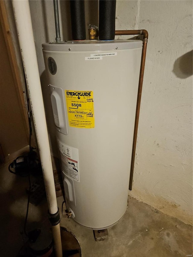 utilities featuring water heater