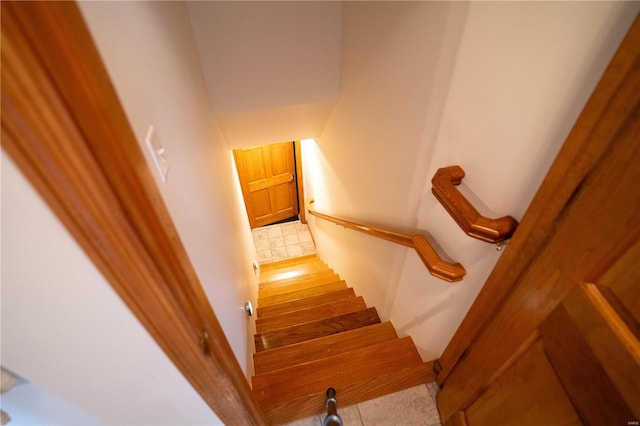 view of staircase