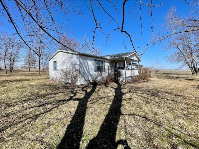 view of side of property