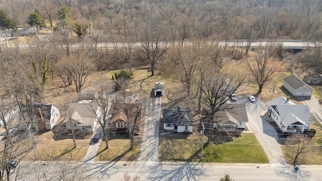 birds eye view of property featuring a residential view