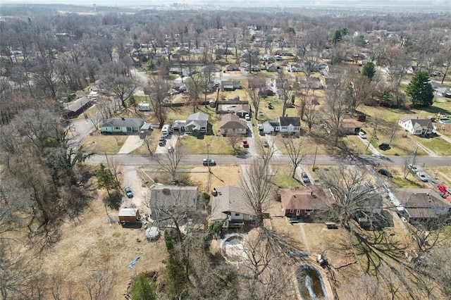 birds eye view of property featuring a residential view