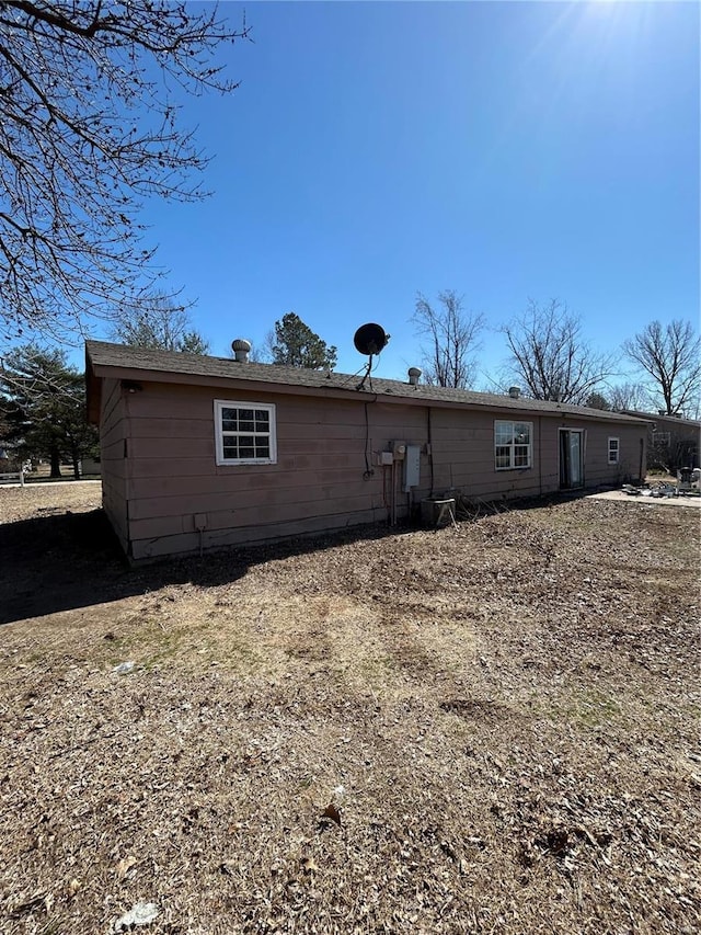 view of back of property